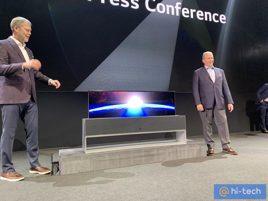 На выставке CES 2019 LG представила новый складной телевизор-рулон ...